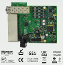 BRAINBOXES SW-195 Switch, Embedded, 5 Ports, Industrial, Unmanaged PoE Gigabit Ethernet, PCB Mount, RJ45 x 4, SFP x 1 GTIN UPC EAN: 0837324005189