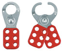 MASTER LOCK 420 RED SAFETY HASP 2.71CM DIA. JAWS