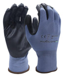 MULTICOMP PRO MP014949 GLOVES, SEAMLESS KNIT, L, BLUE