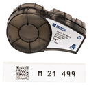 BRADY M21-750-499. Label Printer Tape, Adhesive, Black on White, 4.9m x 19mm, Nylon (Polyamide)