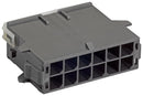 MOLEX 105411-1110 Connector Housing, Mega-Fit 105411, Plug, 10 Ways, 5.7 mm, Molex Mega-Fit Series Crimp Contacts