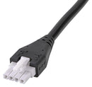 MOLEX 217159-0420 Cable Assembly, Mini-Fit Jr. Receptacle to Free End, 4 Ways, 4.2 mm, 1 Row, 2 m, 6.6 ft
