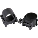 Weaver Detachable Top Mount Rings (1", High, Matte Black)