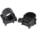 Weaver Detachable Top Mount Rings (1", Med, Gloss Black)