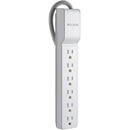 Belkin BE106001-06R 6-Outlet Surge Protector (White)