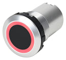 IDEC CW4H-DM1TGR-C Touchless Switch, With Timer, IR LED, 350mm, Green, Red, 24 VDC, Aluminium Alloy