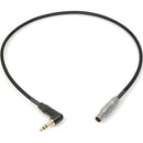 Remote Audio Timecode Adapter Cable 3.5mm RA TS to 5-Pin LEMO Male for IFB (18")
