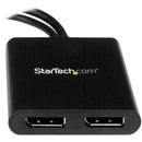 StarTech Mini DisplayPort Male to Dual DisplayPort Female MST Hub (USB Powered)