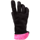 Freehands Women's Microfur Gloves (Small, Black)