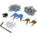 StarTech 25 RU 36" Knock-Down Server Rack Cabinet with Casters (Black)