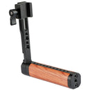 CAMVATE Wood Side Handle with NATO Clamp