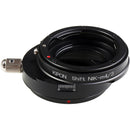KIPON Shift Lens Mount Adapter for Nikon F Lens to Micro Four Thirds Camera