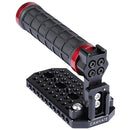 CAMVATE Rubber Handle Grip with Top Cheese Plate & Cold Shoe Mount for URSA Mini