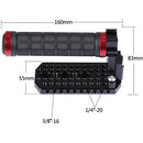 CAMVATE Rubber Handle Grip with Top Cheese Plate & Cold Shoe Mount for URSA Mini