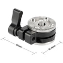 CAMVATE DoubleSided ARRI-Style Rosette Mounting Adapter with Central M6 Threads