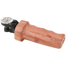 CAMVATE Wood Handle with ARRI-Style Rosette & M6 Thread for Shoulder Mount Camera Rig (Left)
