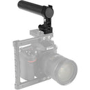 CAMVATE Carbon Fiber Top Handle Grip with Cold Shoe and QR NATO Rail Clamp