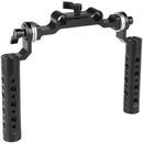 CAMVATE Aluminum Handgrip Kit with 15mm Rosette Rod Clamp