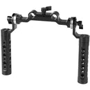 CAMVATE Aluminum Handgrip Kit with 15mm Rosette Rod Clamp