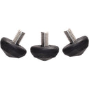 Leofoto LS-25 Tripod Feet for LS-253CM Tripod (3-Pack)