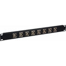 TecNec Board Room 1-Gang Wall Plate with Neutrik 3-Pin XLR Female Connector (Black)