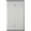 TecNec 1-Gang Blank Wall Plate (Adonized Clear)
