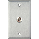 TecNec 1-Gang Wall Plate with 1 BNC Female Connector (Black)