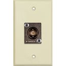 TecNec 1-Gang Wall Plate with Canare 12G-SDI BNC Female Connector (Ivory Lexan)