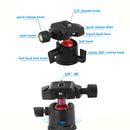 CAMVATE 360° Ball Head with Quick Release Plate & Mounting Clamp