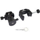 CAMVATE 360° Ball Head with Quick Release Plate & Mounting Clamp