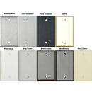 TecNec 1-Gang Wall Plate with with XLR Male & Female Connectors (Gray Lexan)