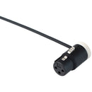 Cable Techniques Low-Profile Right-Angle XLR 3-Pin Female Connector (Standard Outlet, A-Shell, White Cap)