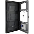 Chief Impact On-Wall Kiosk with Protective Glass for 55" Flat Panel Portrait Displays (White)