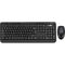 Adesso Antimicrobial Wireless Keyboard Mouse Combo (Black)