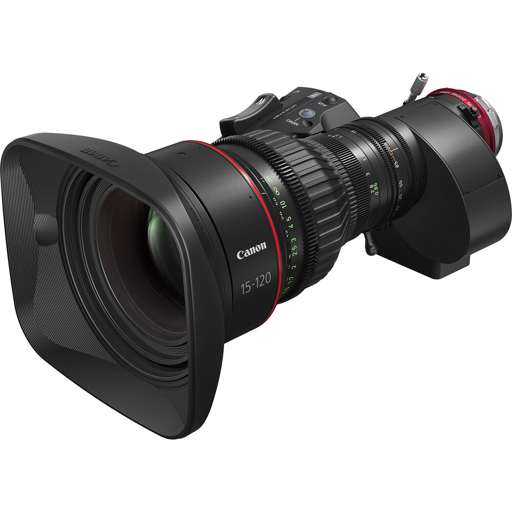 Canon CINE-SERVO 15-120mm Zoom Lens with Extender (PL Mount)