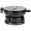 Sunwayfoto LB-90R Leveling Base with Panoramic Platform and External Bubble Level (Black)