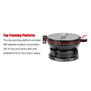 Sunwayfoto LB-90R Leveling Base with Panoramic Platform and External Bubble Level (Black)