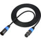 Sescom 5-Pin XLRM to 3-Pin XLRF Non-Plenum DMX Lighting Control Cable (10')