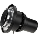 FotodioX Universal Gobo Image Projection Attachment for Ellinchrom Bayonet Lights w/ Built-In Gobo Holder & Aperture Iris