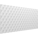 Vicoustic Wall/Ceiling Flat Panel VMT with Pattern 3D4, Off-White (46.85 x 23.43 x 0.787", 8-Pack)