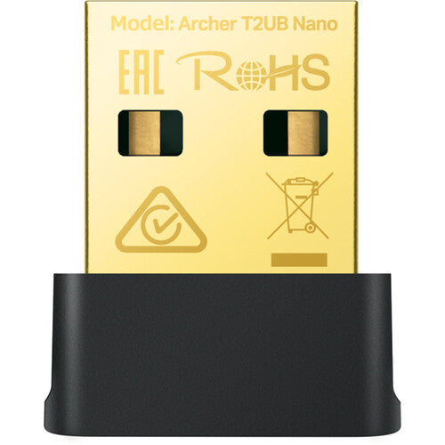 TP-Link Archer T2UB Nano AC600 Wireless Dual-Band Wi-Fi & Bluetooth 4.2 USB Adapter