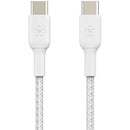 Belkin BoostCharge Braided USB-C Cable (3.3', White)