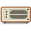 Sangean WR-7 Tabletop Wireless Bluetooth Speaker with FM Radio (Walnut)