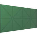 Vicoustic VicWallpaper VMT Triangles (Musk Green, 46.85 x 23.43 x 0.39", 8-Pack)