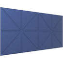 Vicoustic VicWallpaper VMT Triangles (Blue, 46.85 x 23.43 x 0.39", 8-Pack)