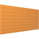 Vicoustic VicWallpaper VMT Square 8 (Pumpkin Orange, 46.85 x 23.43 x 0.39", 8-Pack)