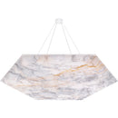 Vicoustic ViCloud VMT 3D (Hexagon, Natural Stones, Calacatta Carrara, 4 Pieces)