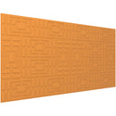 Vicoustic VicWallpaper VMT Symmetric (Pumpkin Orange, 46.85 x 23.43 x 0.39", 8-Pack)