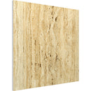 Vicoustic Flat Panel VMT Wall and Ceiling Acoustic Tile Natural Stones (Travertino Classico, 23.4 x 23.4 x 0.78", 4-Pack)