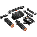 Bright Tangerine LeftField 3 KASBAH Shoulder Pad + 15mm LWS/19mm Studio Handle Kit